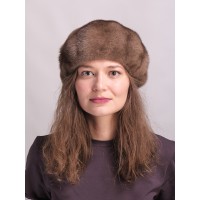 б155-3 // Головной убор меховой женский, цвет -пастель