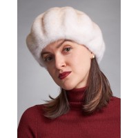 б46б-119 // Головной убор меховой женский, цвет -паломиновая крестовка