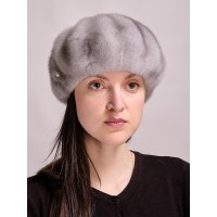 б46б-8 // Головной убор меховой женский, цвет -сапфир