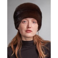 к9-5 // Головной убор меховой женский, цвет -махогон