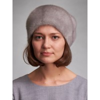 м100-8 // Головной убор меховой женский, цвет -сапфир