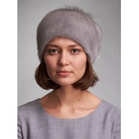 м100п-8 // Головной убор меховой женский, цвет -сапфир