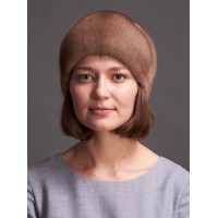 м101-3 // Головной убор меховой женский, цвет -пастель