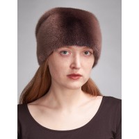 м102-143х // Головной убор меховой женский, цвет -шоколад