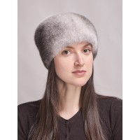 м102-192 // Головной убор меховой женский, цвет -стар даст (звёздная пыль)
