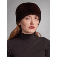 м102-5 // Головной убор меховой женский, цвет -махогон