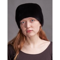 м102-6 // Головной убор меховой женский, цвет -чёрный