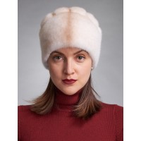 м135-119 // Головной убор меховой женский, цвет -паломиновая крестовка