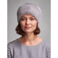 м146-8 // Головной убор меховой женский, цвет -сапфир