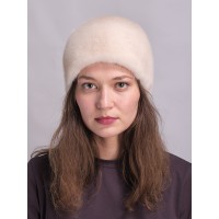 м147-91 // Головной убор меховой женский, цвет -жемчуг