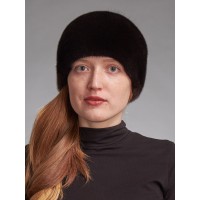 м148п-6 // Головной убор меховой женский, цвет -чёрный
