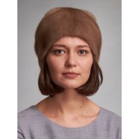 м158-3 // Головной убор меховой женский, цвет -пастель