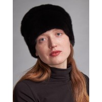 м159-6 // Головной убор меховой женский, цвет -чёрный