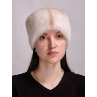 м161-119 // Головной убор меховой женский, цвет -паломиновая крестовка