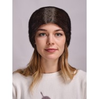 м161-87х-5 // Головной убор меховой женский, цвет -обесцвеченный  махогон