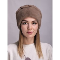 м163-3 // Головной убор меховой женский, цвет -пастель