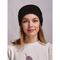 м166-6 // Головной убор меховой женский, цвет -чёрный