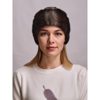 м167-87х-5 // Головной убор меховой женский, цвет -обесцвеченный  махогон