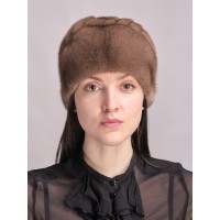 м173-3 // Головной убор меховой женский, цвет -пастель
