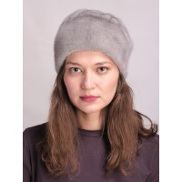 м173-8 // Головной убор меховой женский, цвет -сапфир