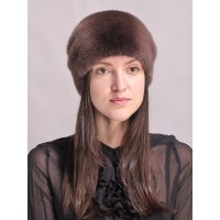 м175-143х // Головной убор меховой женский, цвет -шоколад